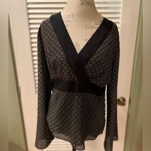 Ann Taylor Loft bell sleeve blouse